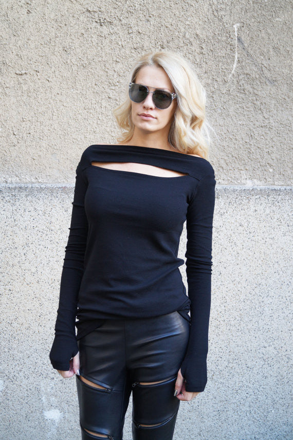 Cut out Chest Top - LUXFINDZ