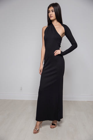 Formal Floor Length One Shoulder Dress