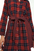 Plaid Shirt Dress