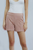 Blush Pink Vegan Suede Shorts