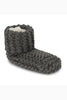 Knit Slippers Charcoal