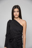 One Shoulder Puff Sleeve Top