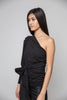 One Shoulder Puff Sleeve Top
