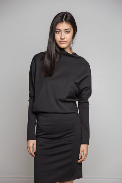 Angled Rusched Dress - LUXFINDZ