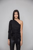 One Shoulder Puff Sleeve Top