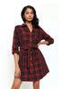 Plaid Shirt Dress