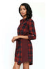 Plaid Shirt Dress