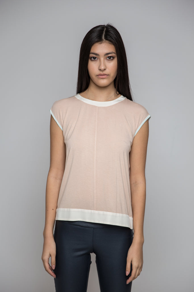 Blush Pink Short Sleeved