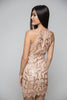 Rose Gold Sequined Dress