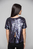 Chicory Purple Sequined Top
