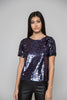 Chicory Purple Sequined Top