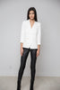 Pearl Accented White Blazer